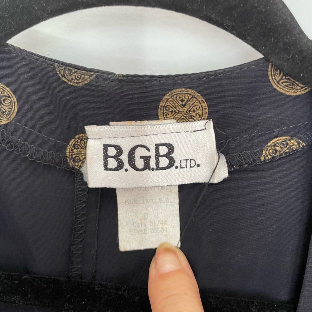 Vintage blazer BGB black and gold - Picture 2 of 11